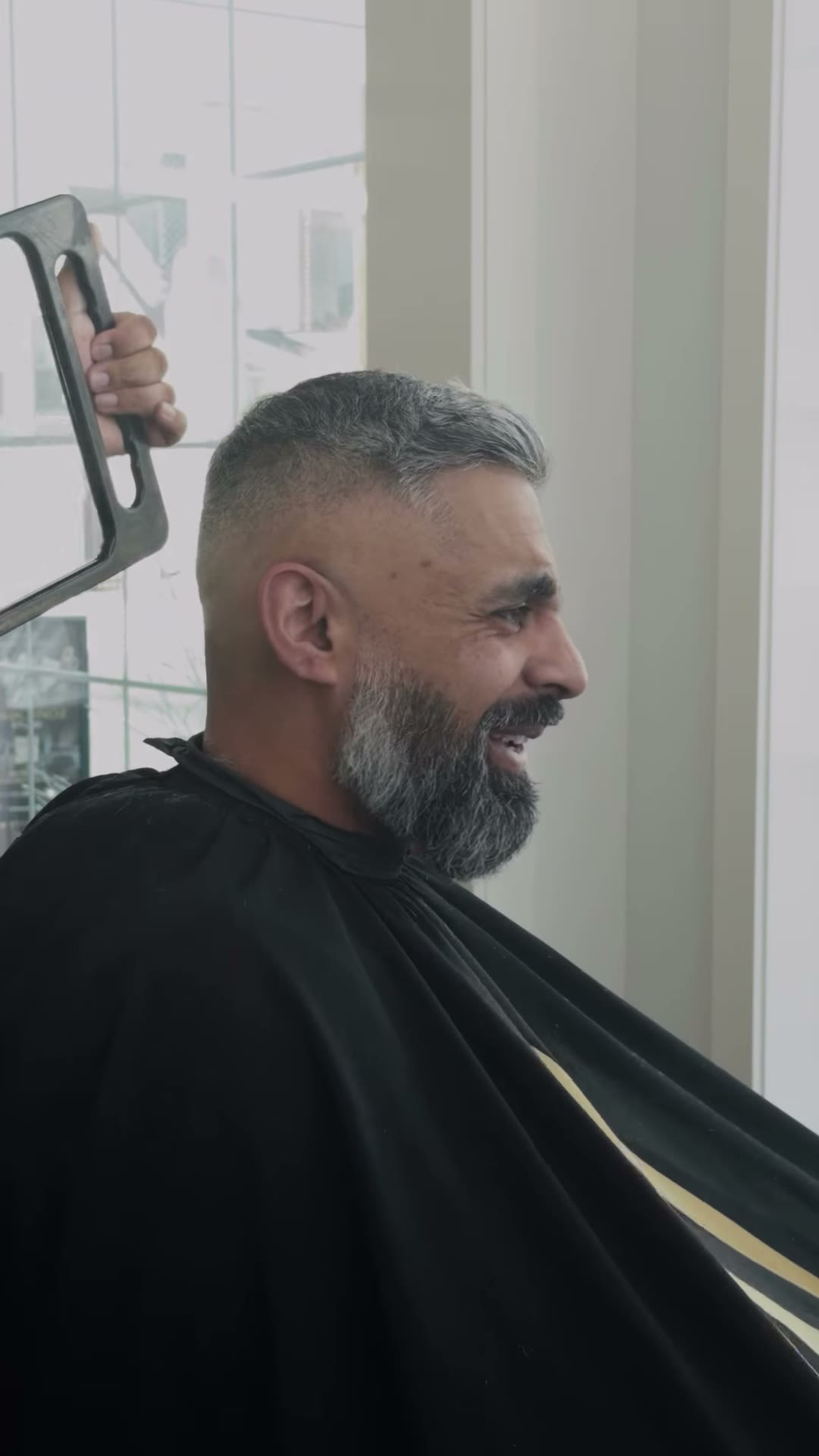 Skin fade with beard